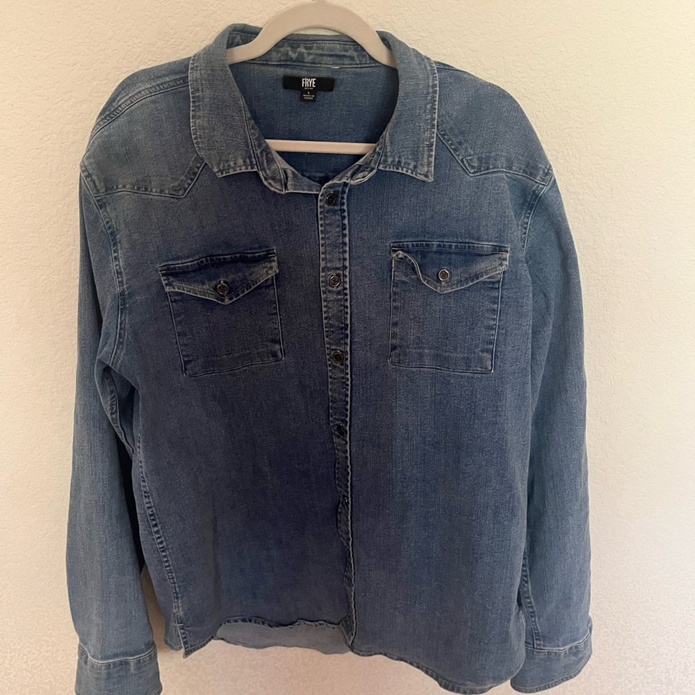 Frye Blue Denim Jacket